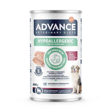 Advance Κλινική Κονσέρβα Σκύλου Hypoallergenic Lamb 400gr