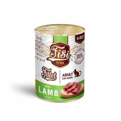 Fisi Υγρή Τροφή Γάτας Fillet Adult Αρνί σε Ζελέ 400gr