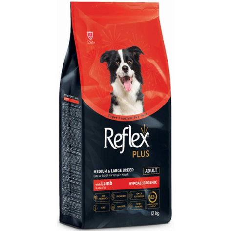 Ξηρά Τροφή Σκύλου Reflex Plus Medium & Large Adult Αρνί 12kg