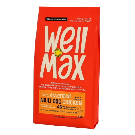 Wellmax Essential Ξηρά Τροφή Σκύλου Adult Chicken 14kg