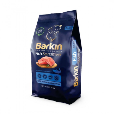 Barkin Adult Dog Food High Premium Fish 15kg