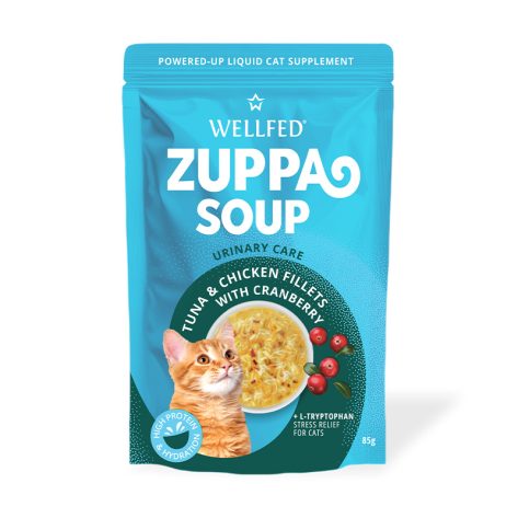 WELLFED ZUPPA SOUP TUNA,CHICKEN&CRANBERRY 85gr