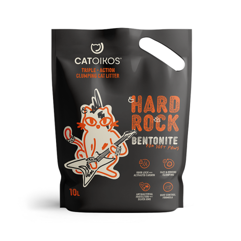 CATOIKOS"HARD ROCK"BENTONITE CAT LITTER10L