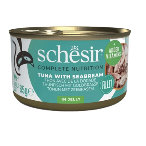 Schesir Cat C&B Jelly Τόνος Με Τσιπούρα 85gr