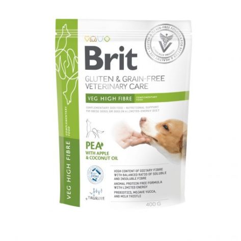 Brit VC GF Dog Veg High Fibre 400gr