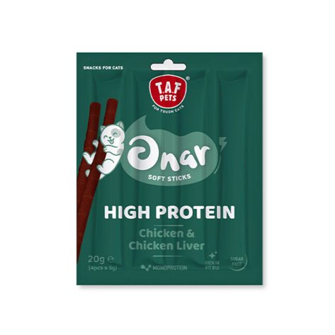 TAF PETS-ONAR SOFT STICKS CHICKEN&CHICK.LIVER 20gr