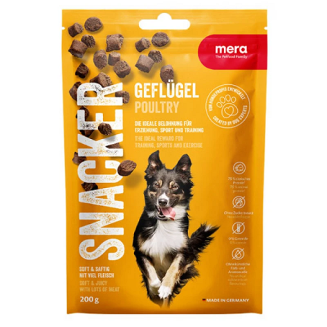 Λιχουδιά Σκύλου Meradog Snacker Poultry 200gr