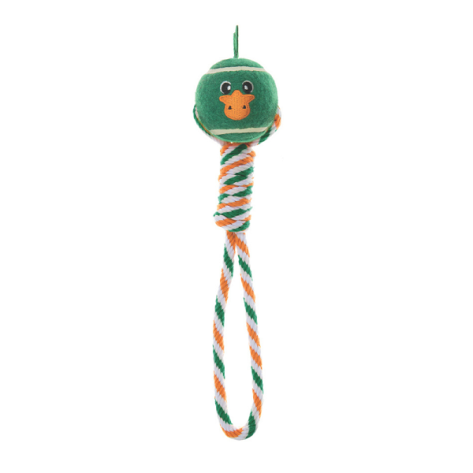 Imac Tennis Ball & Rope Tug Dog Toy – Duck 27x7x7 cm | Ανθεκτικό Παιχνίδι Σκύλου